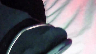 Her Delicate Feet Massaged My Cock Nicely