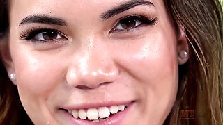 Undressing smut with amative Keilani Kita and Kita from ATK Hairy