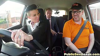 Bigass driving learner slut cockbouncing