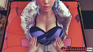 Nefertari Vivi Timeskip 3D Hentai - Busty Anime Girl Receives Erotic Massage and Pussy Licking for an Explosive Orgasm