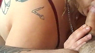 BBW Worshipping and Sucking Cock