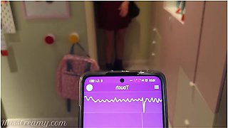 Public Remote Vibrator In The Mall I Control The Teachers Pussy With A Lovense Lush 4k - Msscreamy