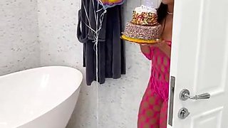 Passionate Darkhaired Goddess Shares Sensual Birthday Orgy With Big Desire