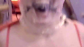 Multiple Orgasms on Sybian While Bondage BDSM Play in Dungeon