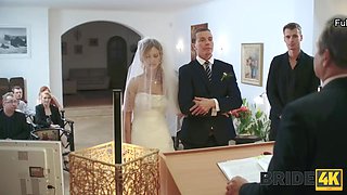 BRIDE4K. Wedding guests are shocked with a XXX video of the gorgeous bride