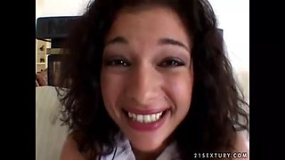 Bella Marie Wolf pounded by ebony cock