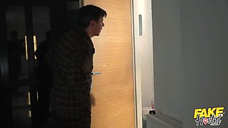 Fake hostel total sequence - halloween rave turns into porno party 3some