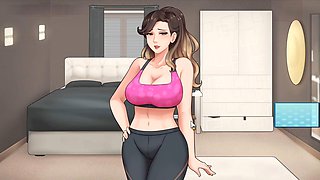 Mansion chores with big titted LoveskySan getting wild at night