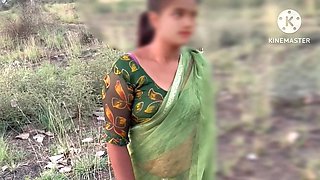 Village Bhabhi Fucked by Daver Outdoor in the Jungle