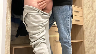 Young Virgin Guy Fucks His Neighbor for the First Time