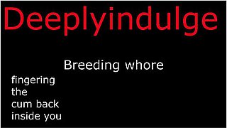 Daddy Dom - New Snap. Deeplyindulge2. Breeding You Deeply & Fingering The Cum Back Inside You Audio