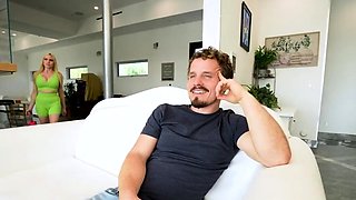Yoga then anal with busty cougar Christie