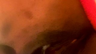 Dildo and pussy close up masturbation