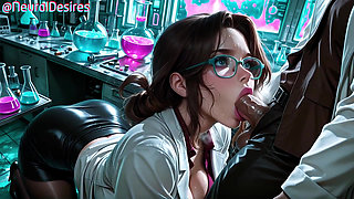 Mad Scientist Fucked in Lab - Ai-generated
