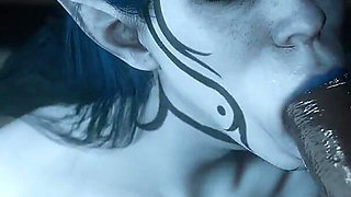 Madruga3d Hungry Succubus Gets Her Throat Destroyed by BBC - Swallowing Every Drop of Cum