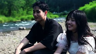 Small tit tan amateur gives a blowjob