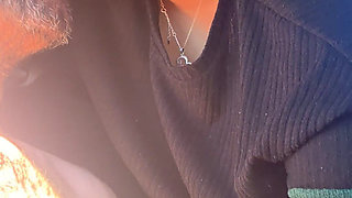 Mature Sucking Cock in the Car